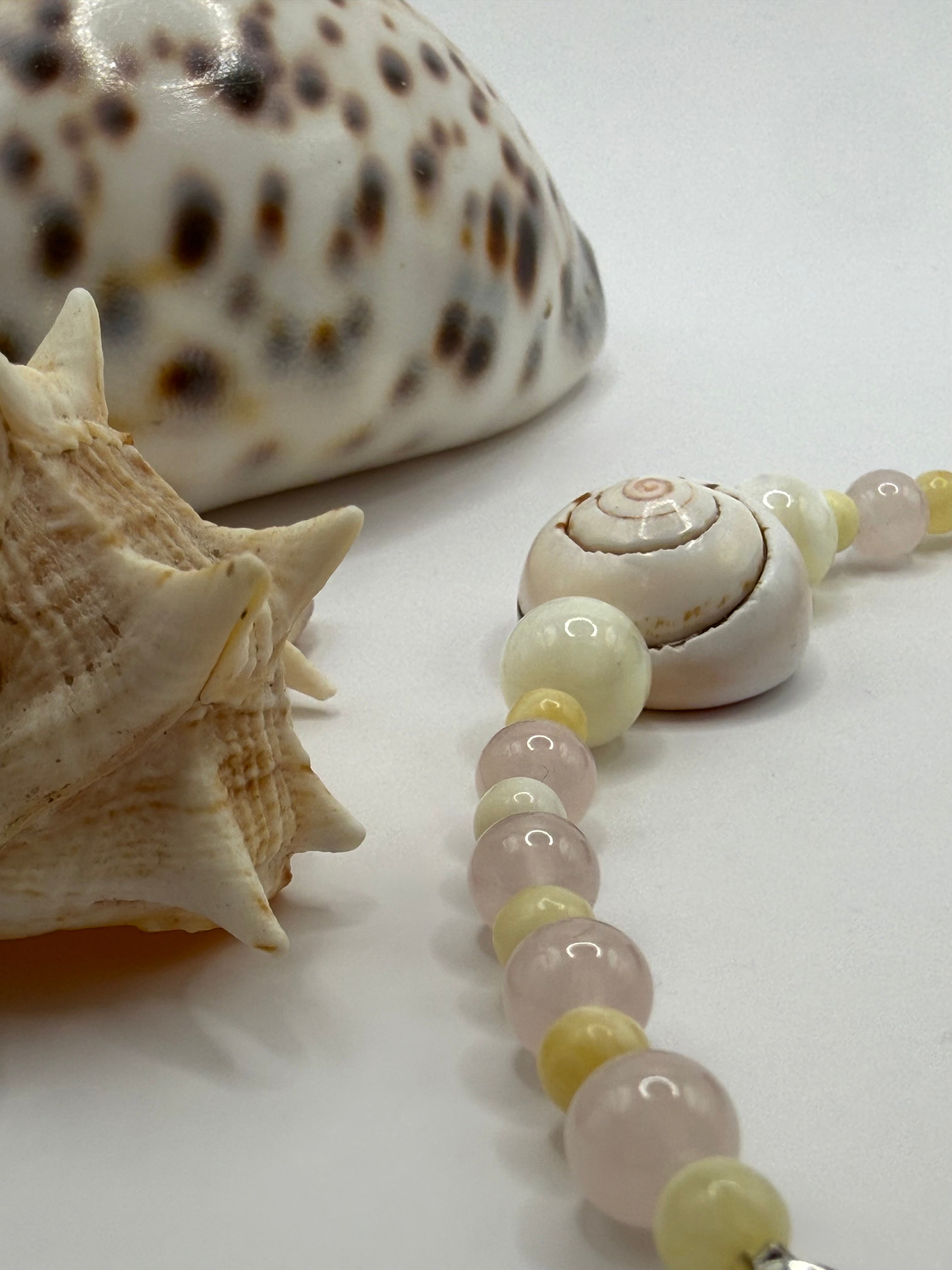 Bracelet Lucia quartz rose